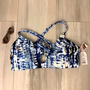 Cute blue tie dye bikini top 💙